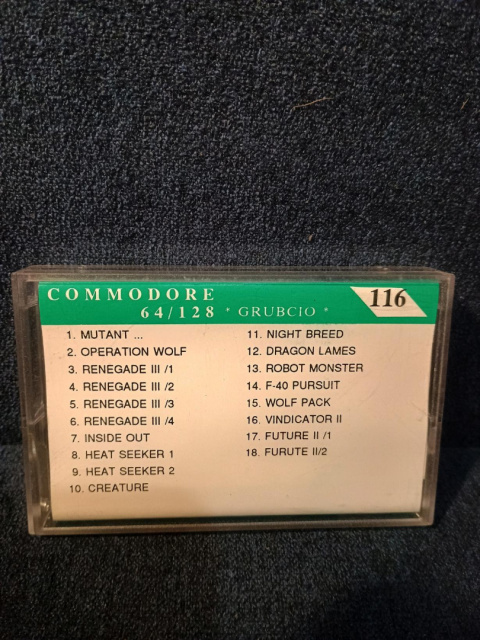 GRUBCIO 116 - składanka gier Commodore 64