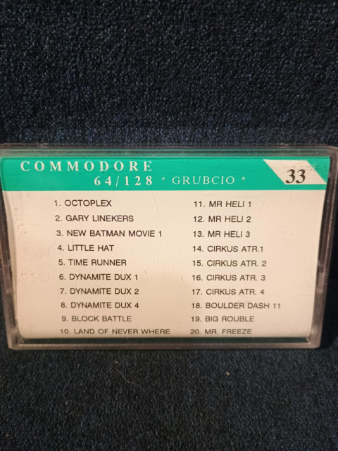 GRUBCIO 33 - składanka gier Commodore 64