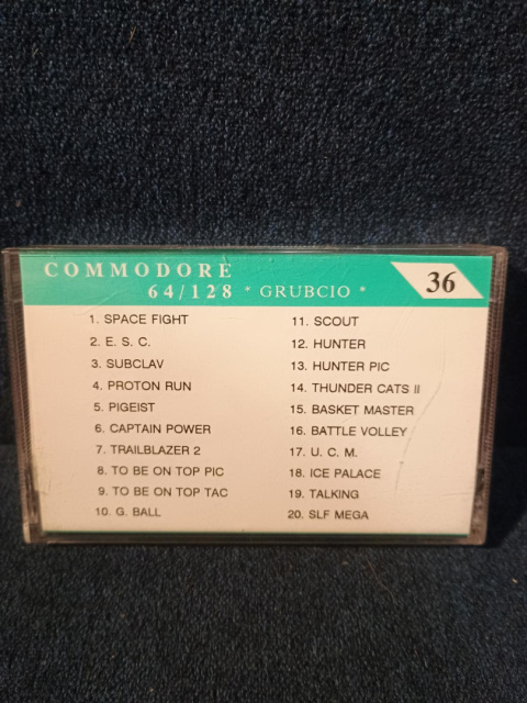 GRUBCIO 36 - składanka gier Commodore 64