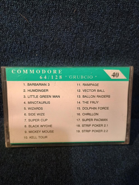 GRUBCIO 40 - składanka gier Commodore 64