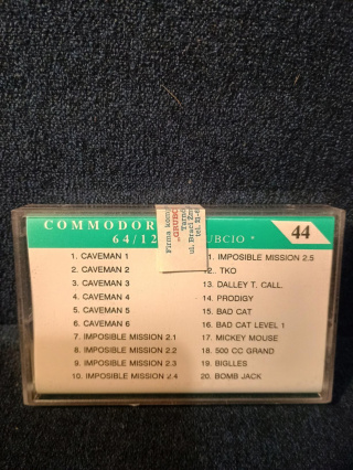 GRUBCIO 44 - składanka gier Commodore 64 NOWA plomba