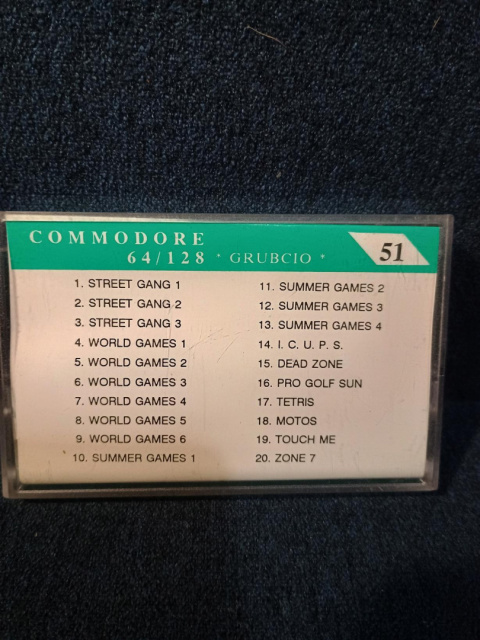 GRUBCIO 51 - składanka gier Commodore 64