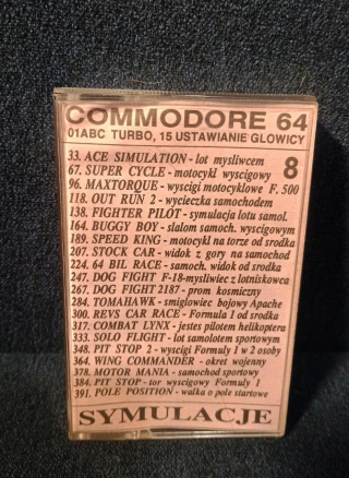 Waldico 8 Symulacje - składanka gier Commodore 64