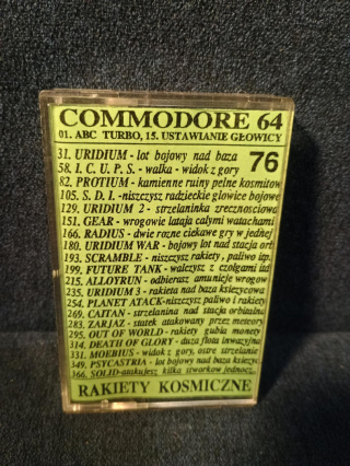 Waldico 76 Rakiety Kosmiczne - składanka gier Commodore 64