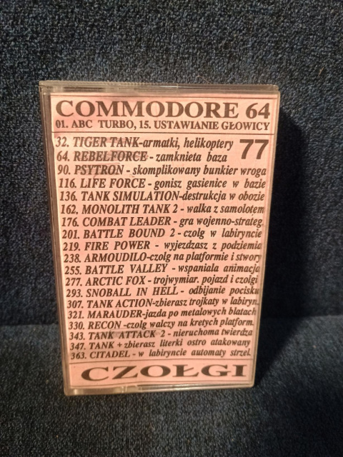 Waldico 77 Czołgi - składanka gier Commodore 64