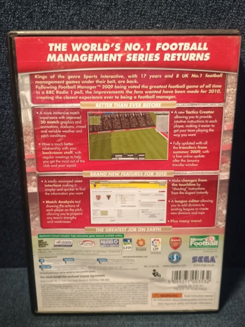 Football Manager 2010 Arsenal Edition