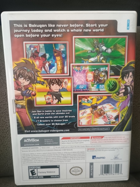 Bakugan Battle Brawlers Wii