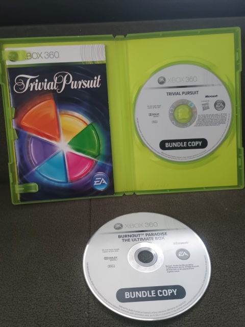 Burnout Paradise the Ultimate Box & Trivial Pursuit Xbox 360