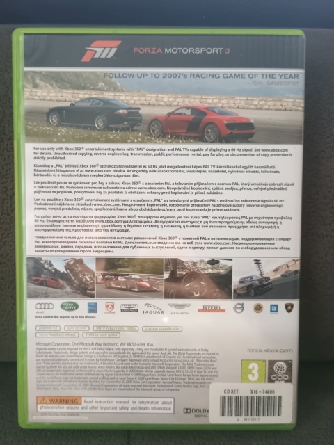 Forza Motorsport 3 Xbox 360
