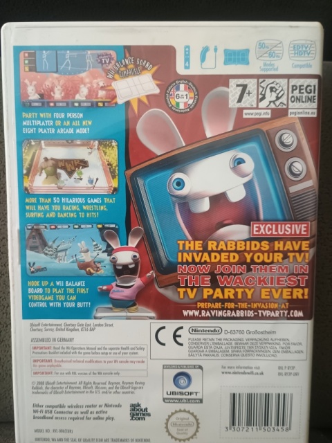 Rayman Raving Rabbids TV Party Wii