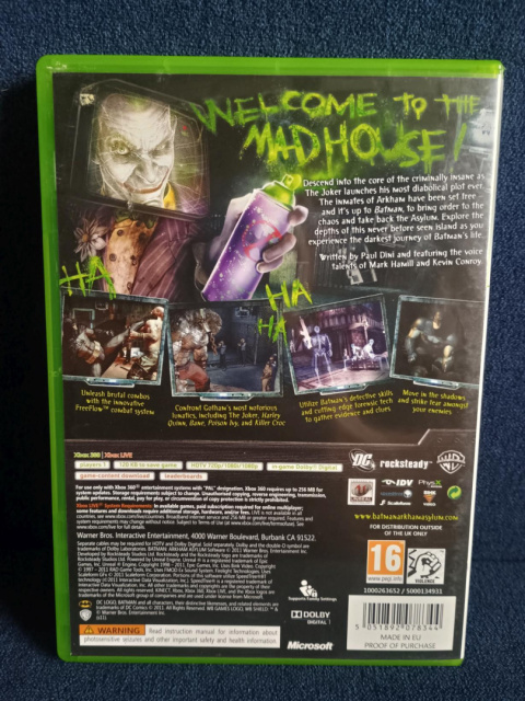 Batman: Arkham Asylum Batman: Arkham Asylum