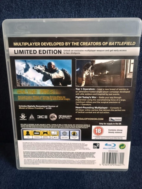Medal Of Honor Limited Edition Medal Of Honor Limited Edition